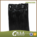 black color cheap afro hair clip in hair extensions for african american